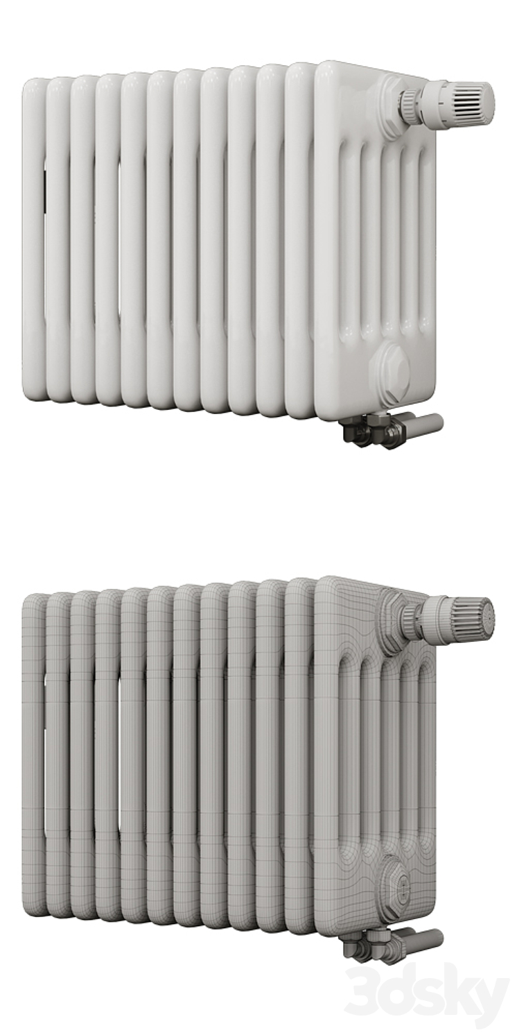 Arbonia Radiators set (six-pipe) 3DS Max - thumbnail 2