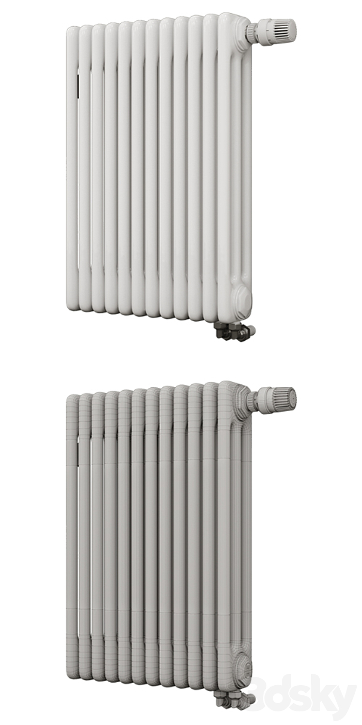 Arbonia Radiators set (three-tube) 3DS Max - thumbnail 2