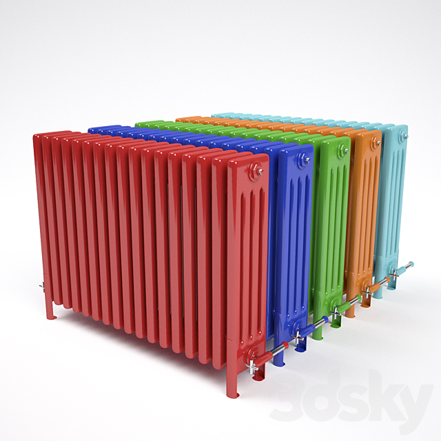 Bisque Radiators 3DS Max Model - thumbnail 1