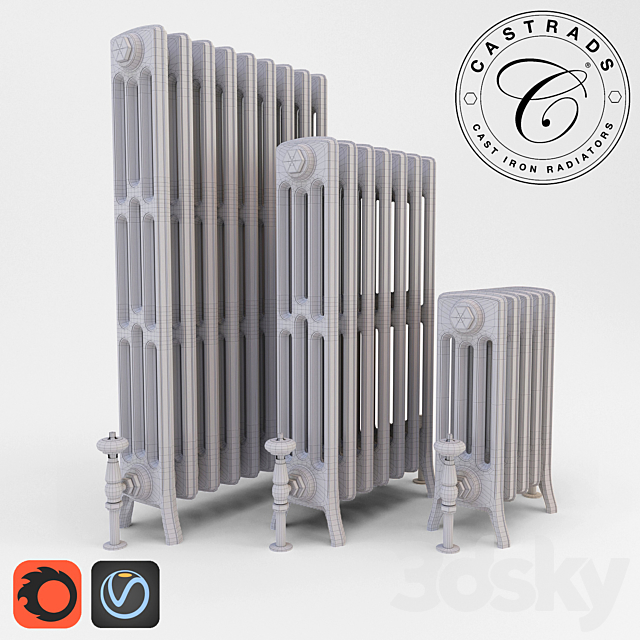 Castrads Grace 4 Column 3DSMax File - thumbnail 3