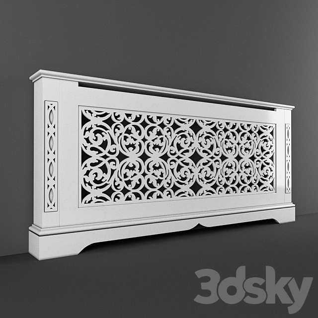 Classic Radiator Cover 101 3DSMax File - thumbnail 1