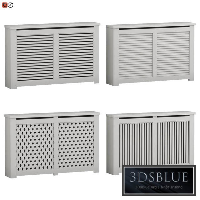 Decorative radiator screen set_03 3DS Max - thumbnail 3