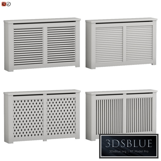 Decorative radiator screen set_03 3DS Max - thumbnail 3