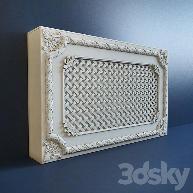 Grille 3995 3ds Max - thumbnail 1