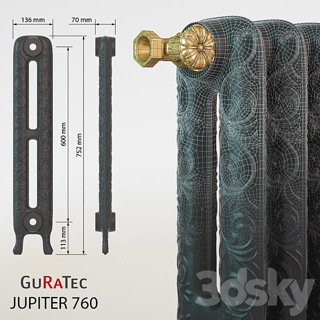 GuRaTec JUPITER 760 3DSMax File - thumbnail 3