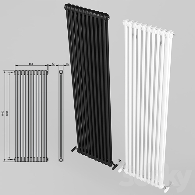 IRSAP TESI 2 Decorative radiator 3ds Max - thumbnail 2