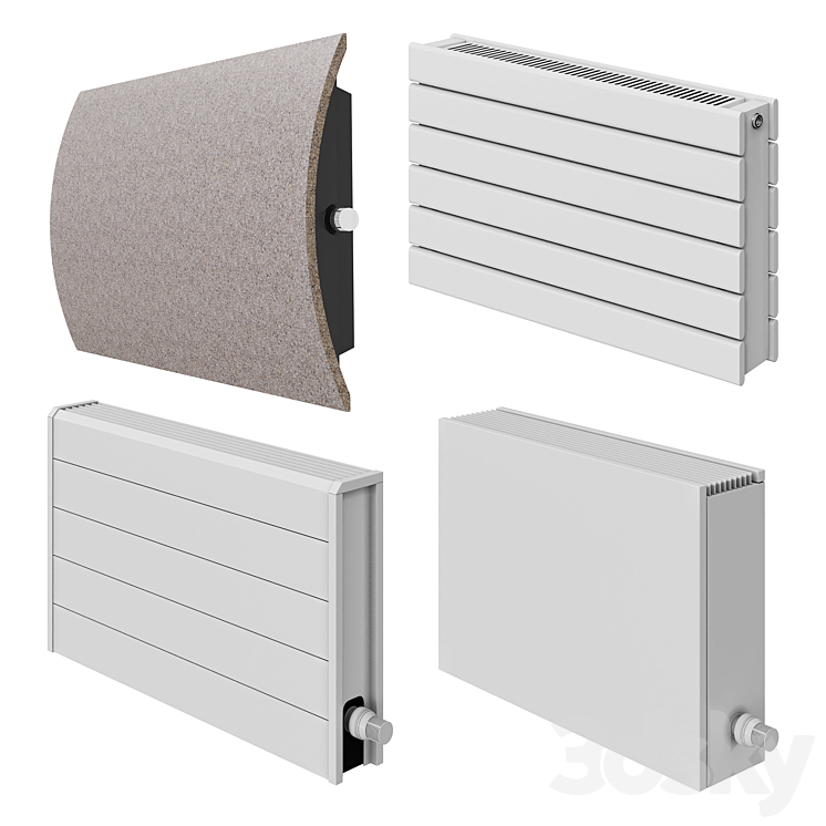 JAGA wall radiators 3DS Max - thumbnail 1