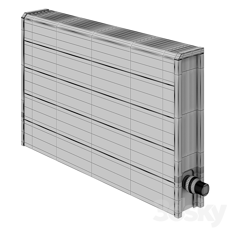 JAGA wall radiators 3DS Max - thumbnail 2