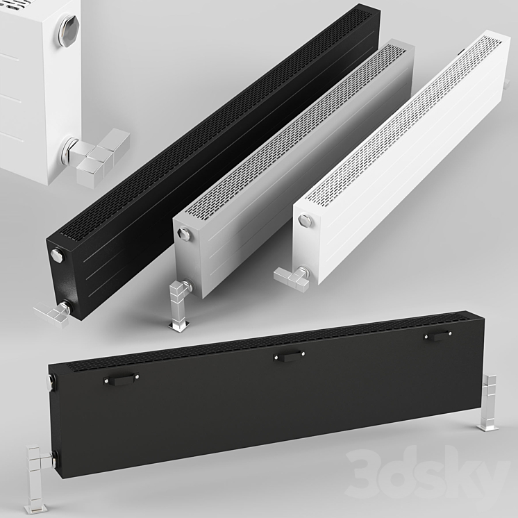 King Vent Convector Radiator 3DS Max - thumbnail 2