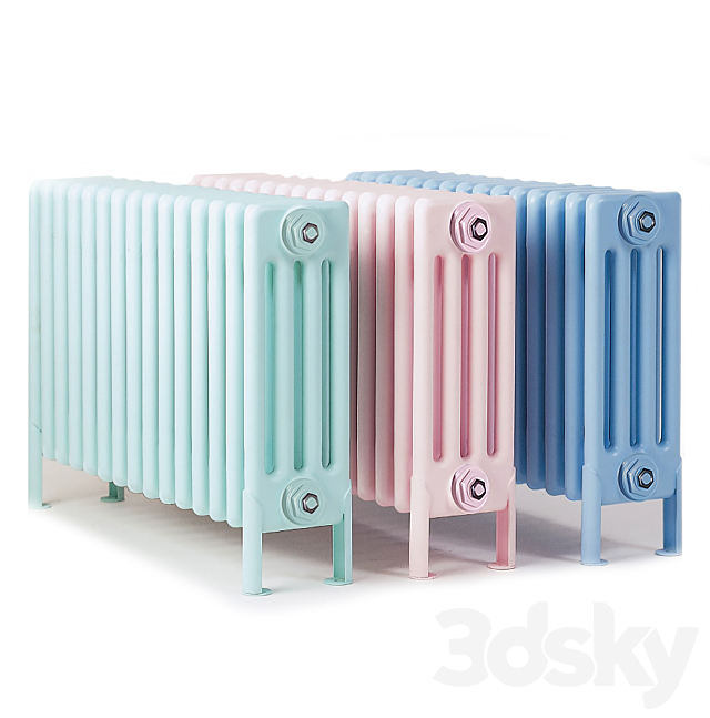 Multisec Column Radiator 3ds Max - thumbnail 2