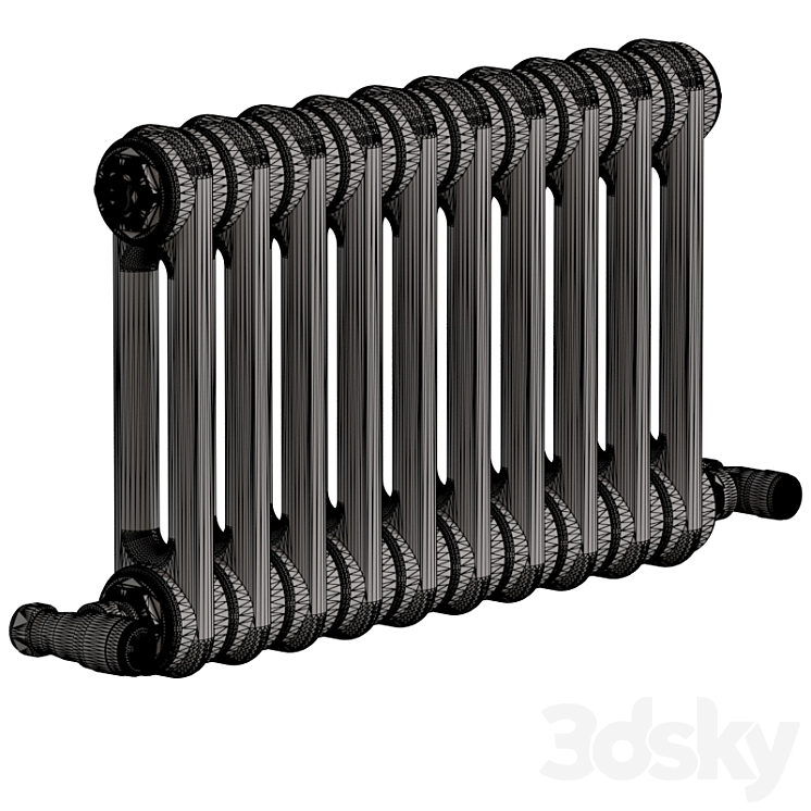 OM Tubular radiators Guardo Pilon S4H (Italy) 3DS Max - thumbnail 2