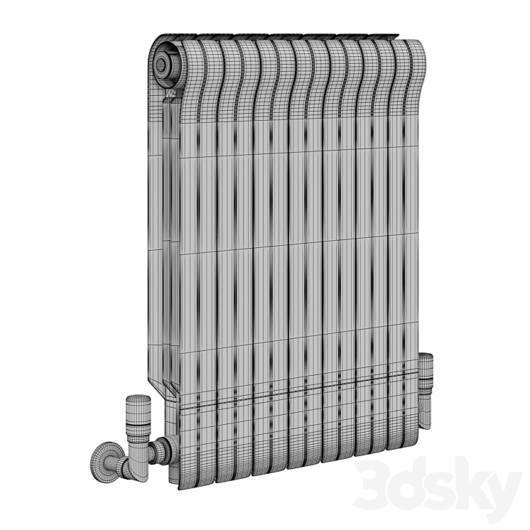 OTTIMO radiators 3DS Max - thumbnail 2