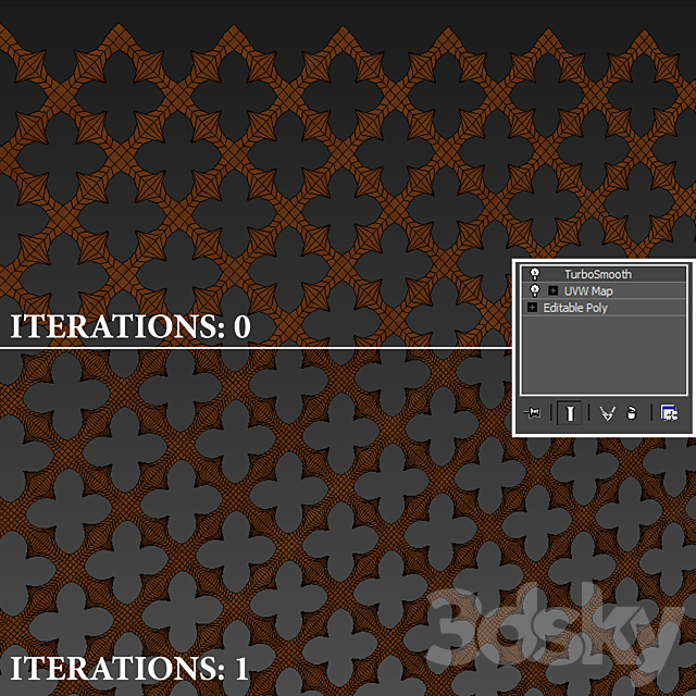 Perforated panel 3DSMax File - thumbnail 4