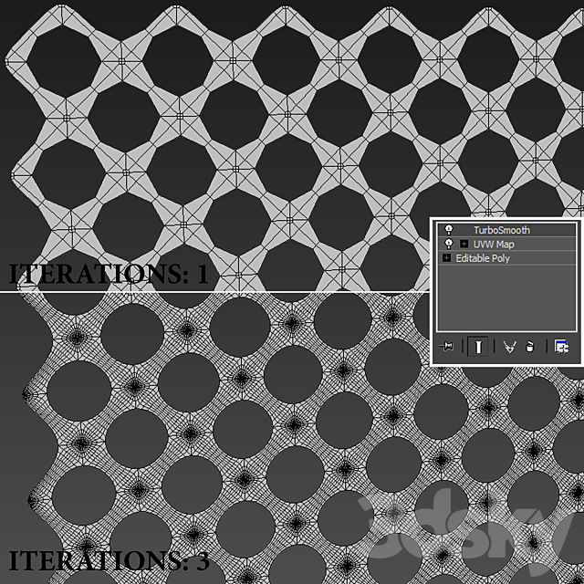 Perforated panel 3DSMax File - thumbnail 5