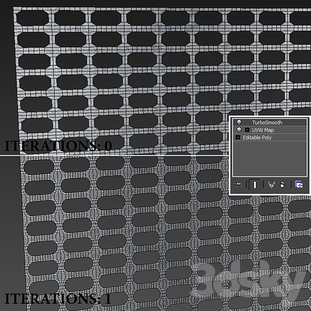 Perforated panel 3DSMax File - thumbnail 6