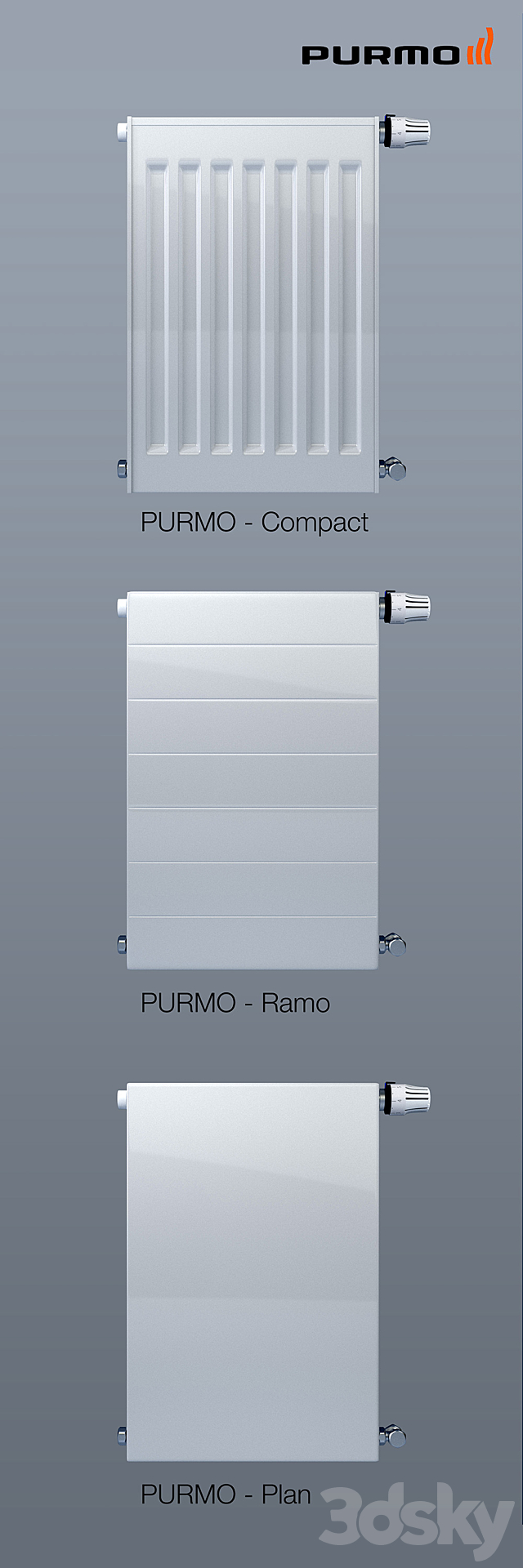 PURMO Radiators 3DSMax File - thumbnail 2