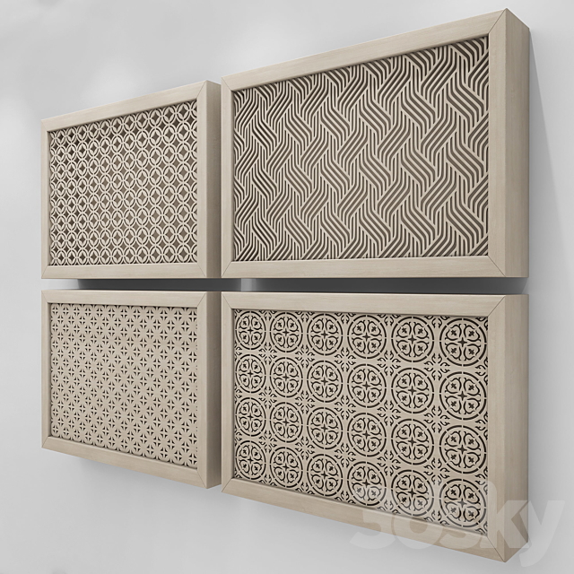 Radiator grating 4114 3ds Max - thumbnail 2