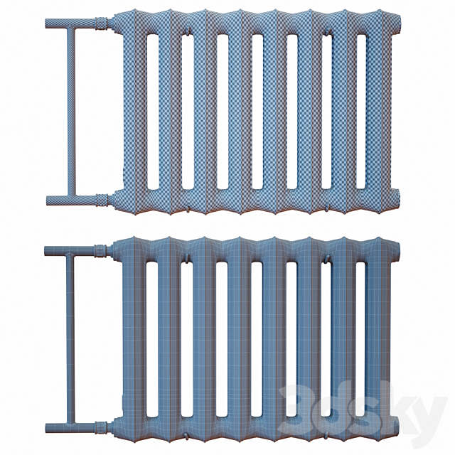 radiator MS-90 3DS Max Model - thumbnail 3