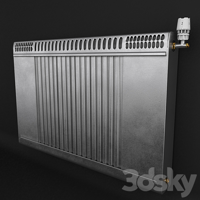 Radiator Regulus 3DS Max Model - thumbnail 2