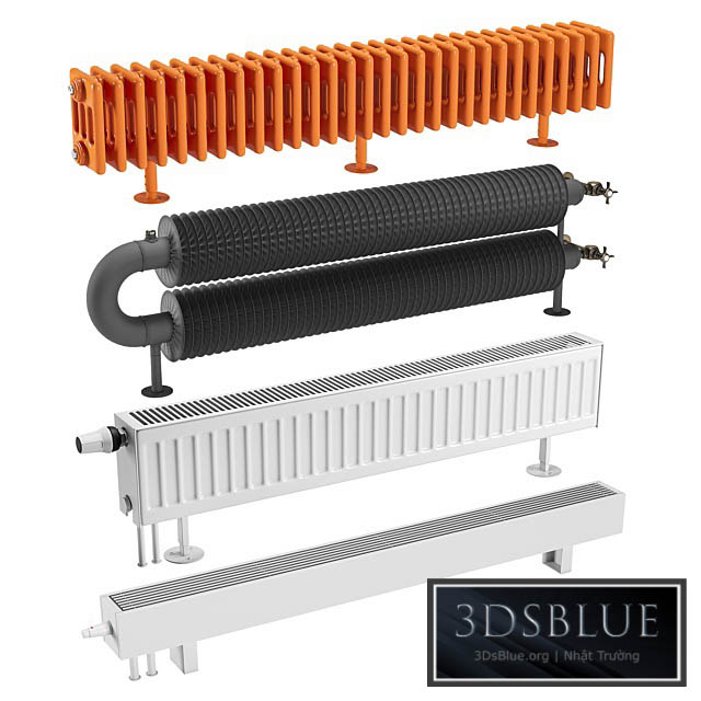 Radiator Set 1 3DS Max - thumbnail 3