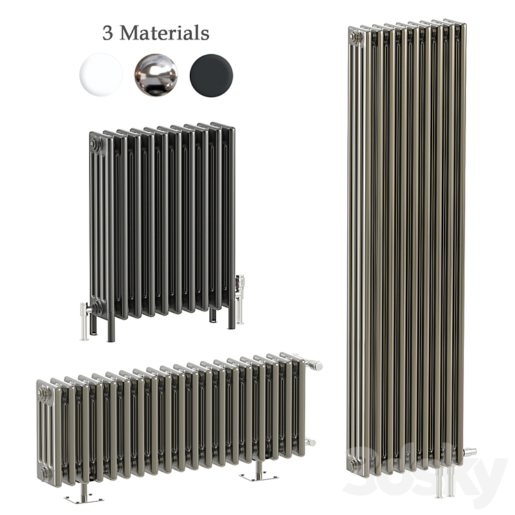 Radiator Zehnder Charleston 3DS Max - thumbnail 1