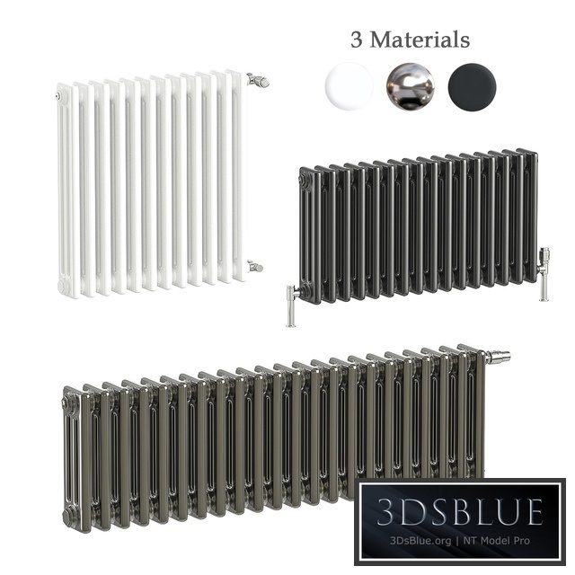 Radiator Zehnder Charleston 3DS Max - thumbnail 3