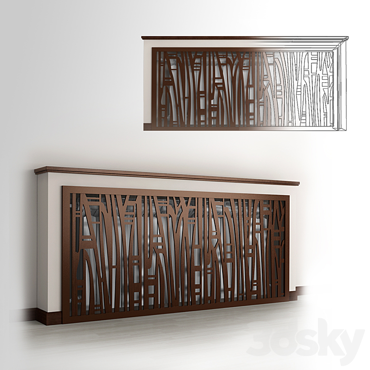 radiatornaya reshetka_2 3DS Max - thumbnail 1