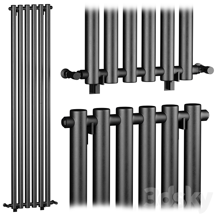 Radiators Lusso set 3DS Max - thumbnail 2