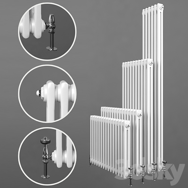 Radiators. steel Castrads. series Florence 2 3DSMax File - thumbnail 3