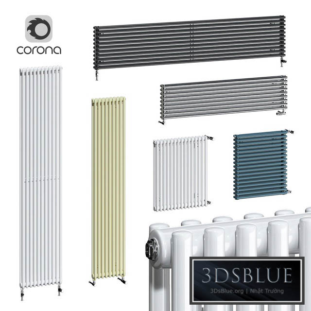 Radiators Zehnder Kleo KLVD KLHD 3DS Max - thumbnail 3