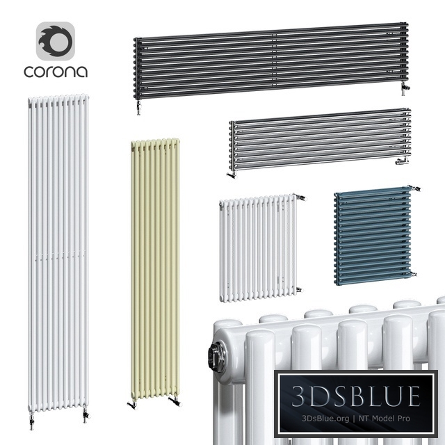 Radiators Zehnder Kleo KLVD KLHD 3DS Max - thumbnail 3