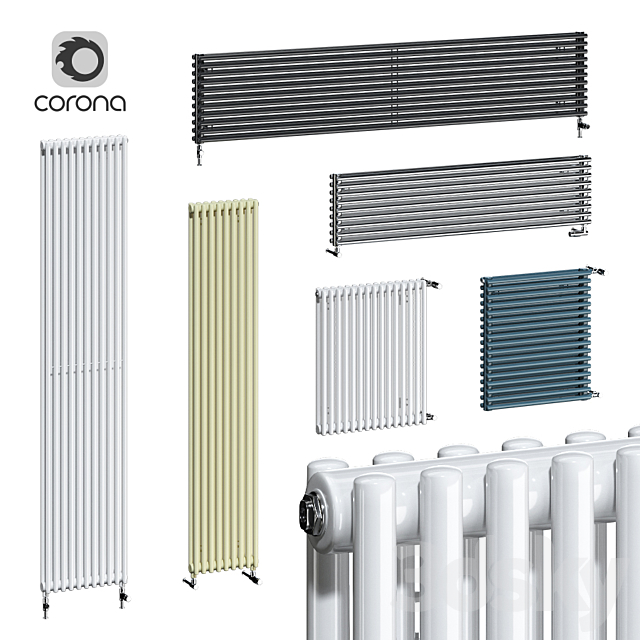 Radiators Zehnder Kleo KLVD KLHD 3DS Max Model - thumbnail 1