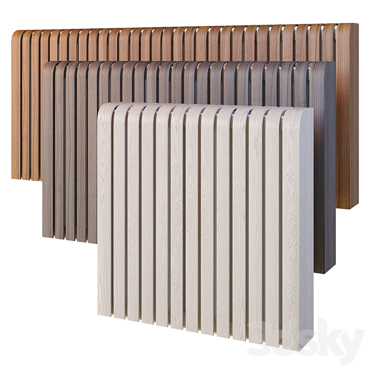 Radius screens for heating radiators 3DS Max Model - thumbnail 1