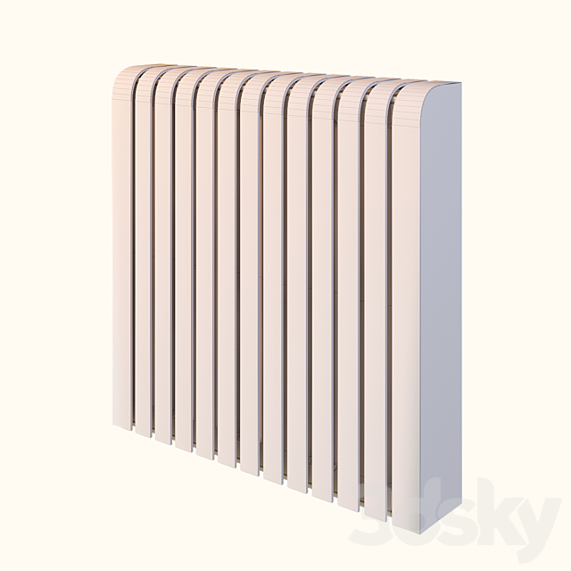 Radius screens for heating radiators 3DS Max Model - thumbnail 5