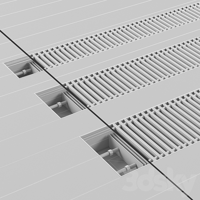 Techno Usual floor convectors 3DSMax File - thumbnail 2