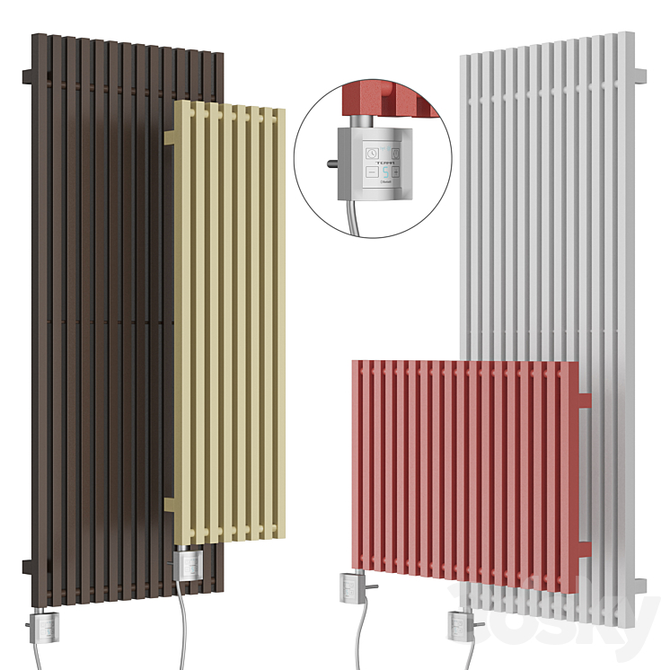 TRIGA TERMA | RADIATOR 3DS Max Model - thumbnail 1