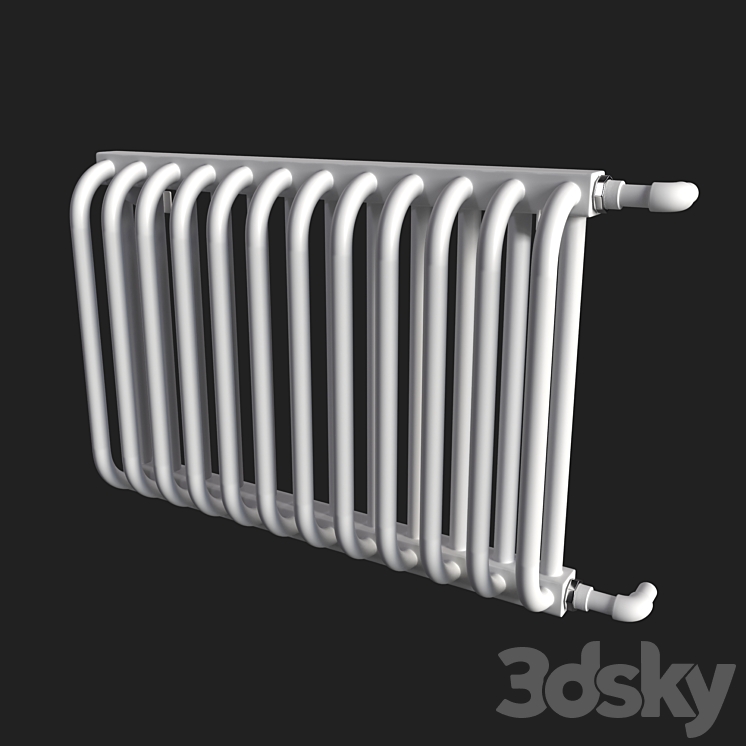 Tubular radiator KZTO RS?-2 3DS Max - thumbnail 1