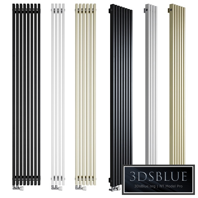 Tubular radiators GUARDO RETTA 3DS Max - thumbnail 3