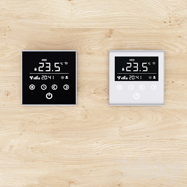 Varmann Ntherm Built-in Radiators and Vartronic Thermostats 3DSMax File - thumbnail 2