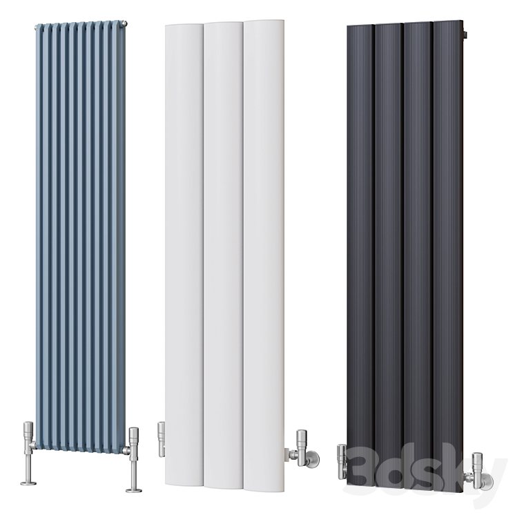 Vertical radiators 3DS Max - thumbnail 1