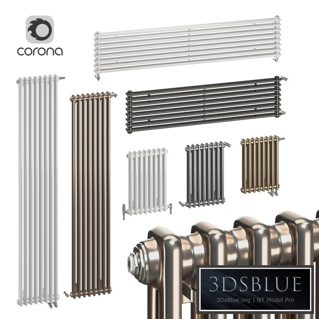 Zehnder Charleston Radiators 2C 3DS Max - thumbnail 3