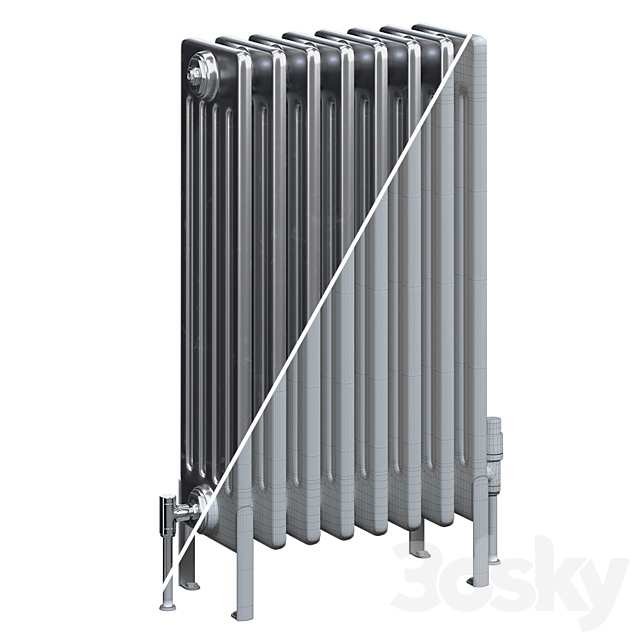 Zehnder Charleston radiators 5C 3DSMax File - thumbnail 2