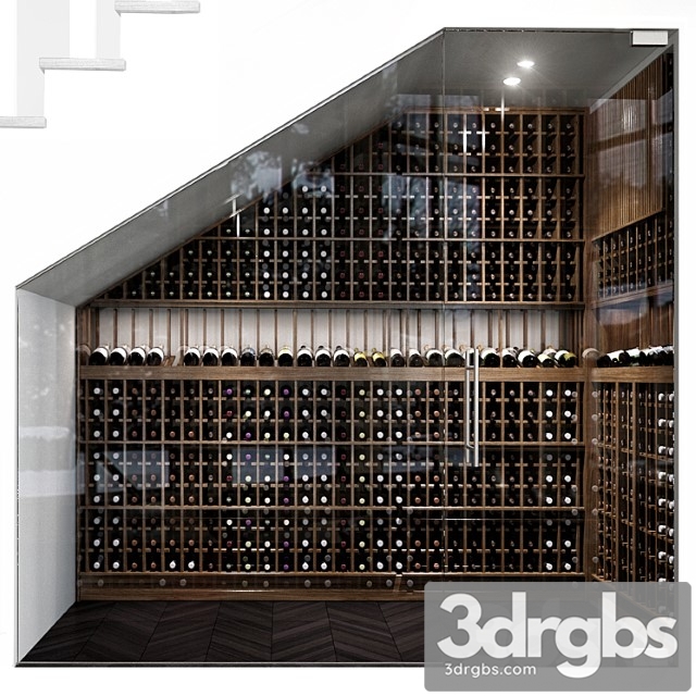 Staircase wine cabinet - thumbnail 1