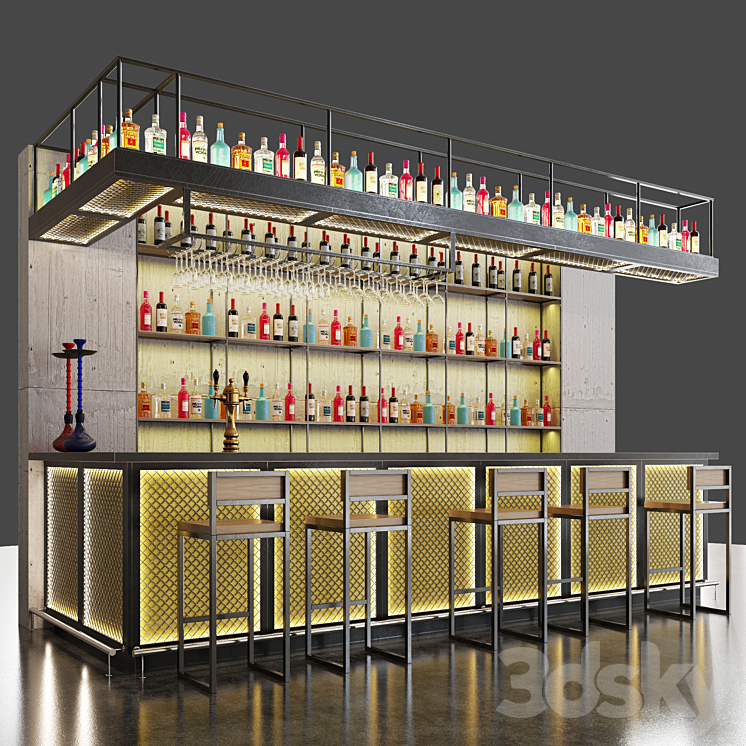 Bar 2 3DS Max - thumbnail 1