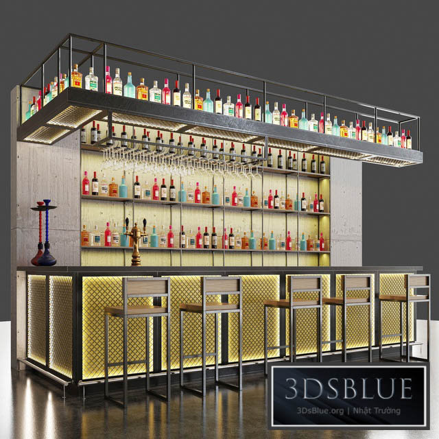 Bar 2 3DS Max - thumbnail 3