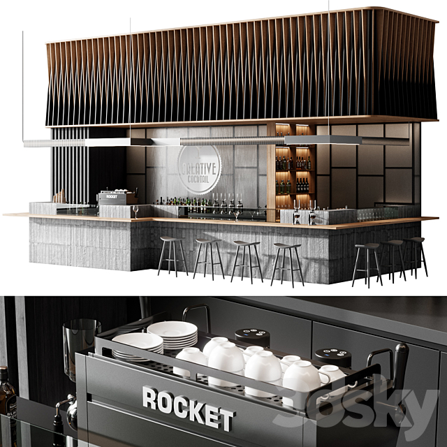 Bar 2 3DSMax File - thumbnail 1