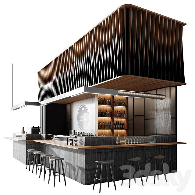 Bar 2 3DSMax File - thumbnail 2