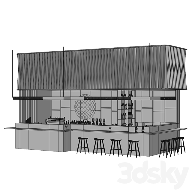 Bar 2 3DSMax File - thumbnail 7