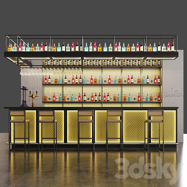 Bar 2 3DSMax File - thumbnail 2