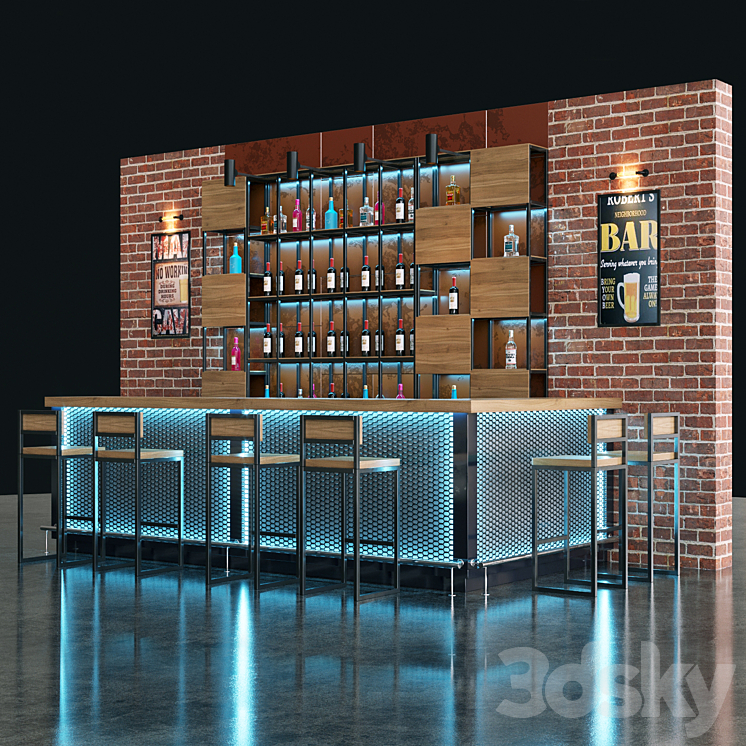 Bar 3DS Max - thumbnail 1